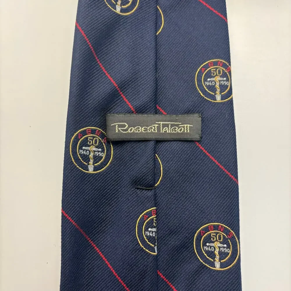 Vintage American Board of Neurological Surgery Robert Talbott 50th Men's Tie